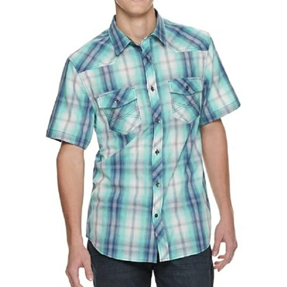 NWT Urban Pipeline Men's Plaid Shirt - Picture 1 of 5